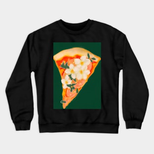 Floral Pizza Crewneck Sweatshirt